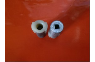 Втулка перехідник між тросами алюміній електрокоса,мотокоса, трімер 